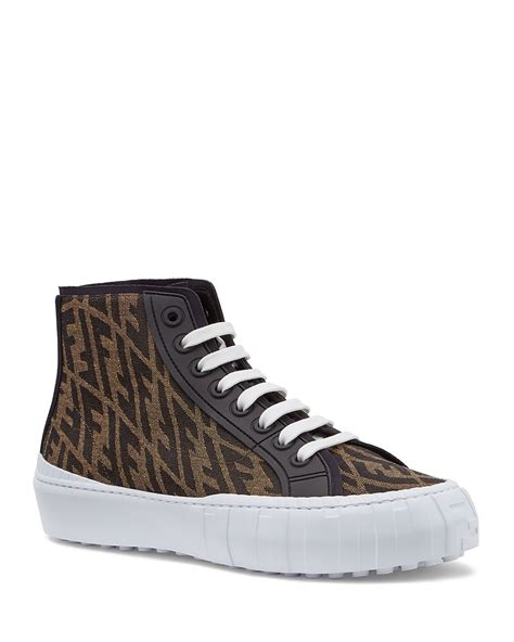 fendi man shoes price|fendi high top sneakers men's.